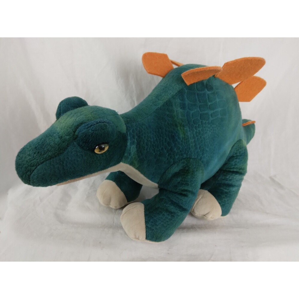 Build A Bear 18” Green Stegosaurus Dinosaur Plush Toy Stuffed Animal - Picture 2 of 6